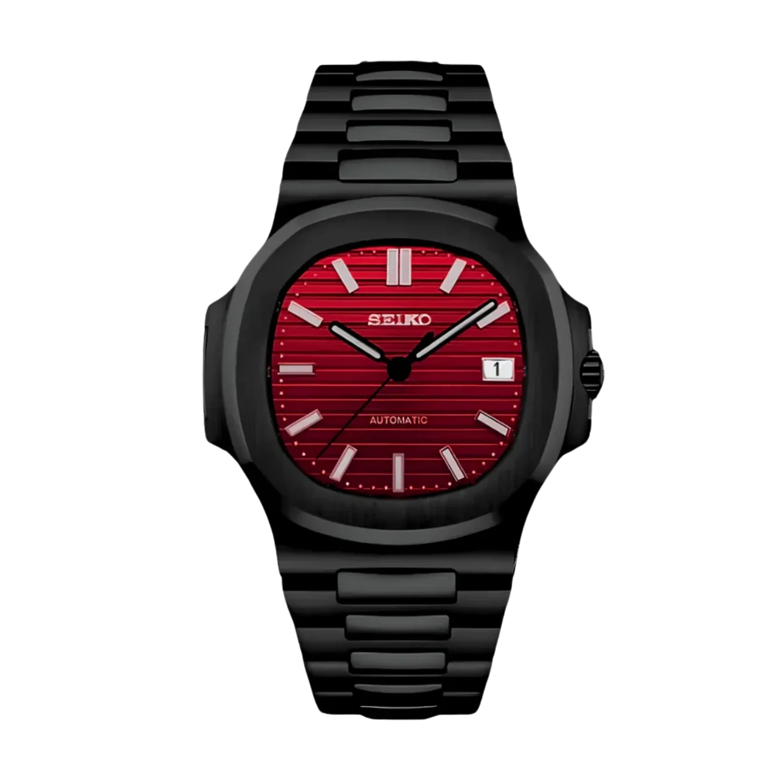 Seiko Mod Nautilus Inferno