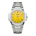 Seiko Mod Nautilus Yellow