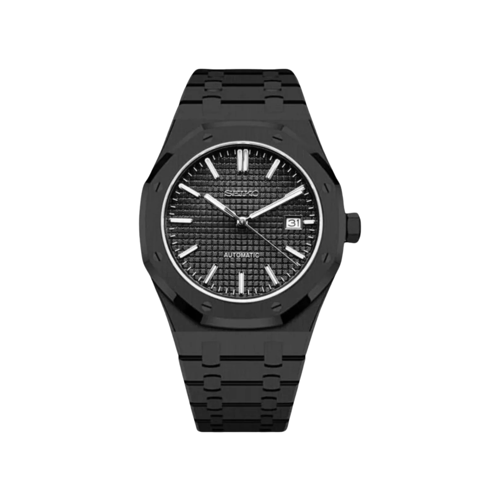 Seiko Mod Royal Oak All Black