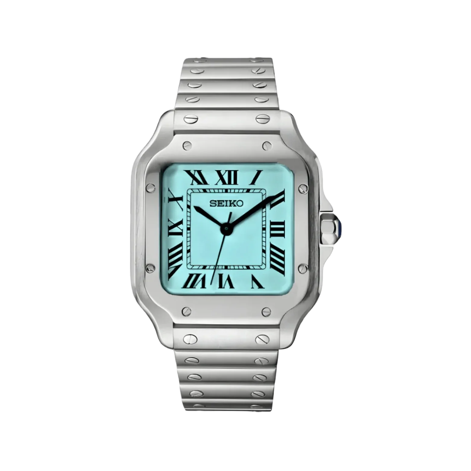 Seiko Mod Santos Tiffany Blue