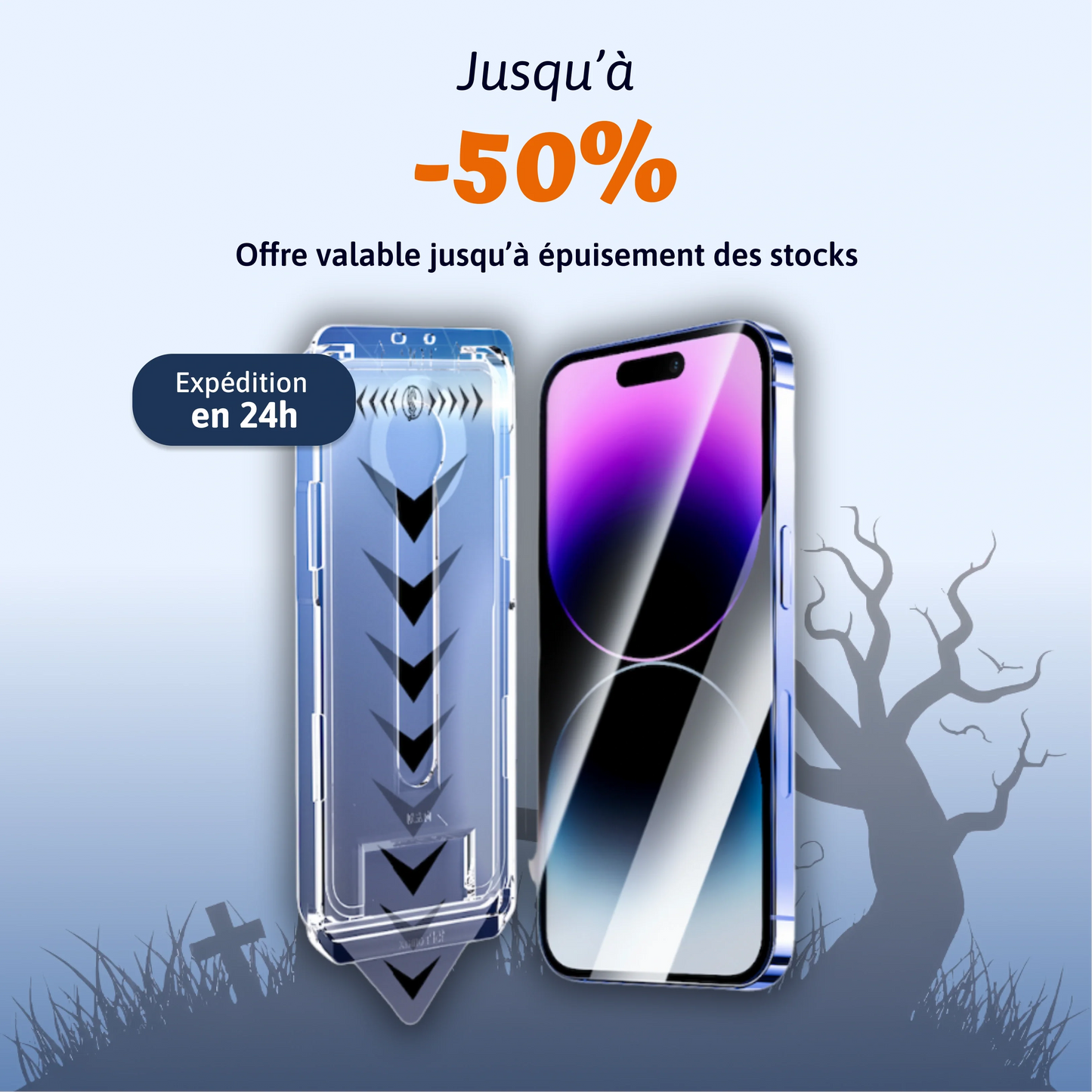 Protection Écran iPhone 3-en-1