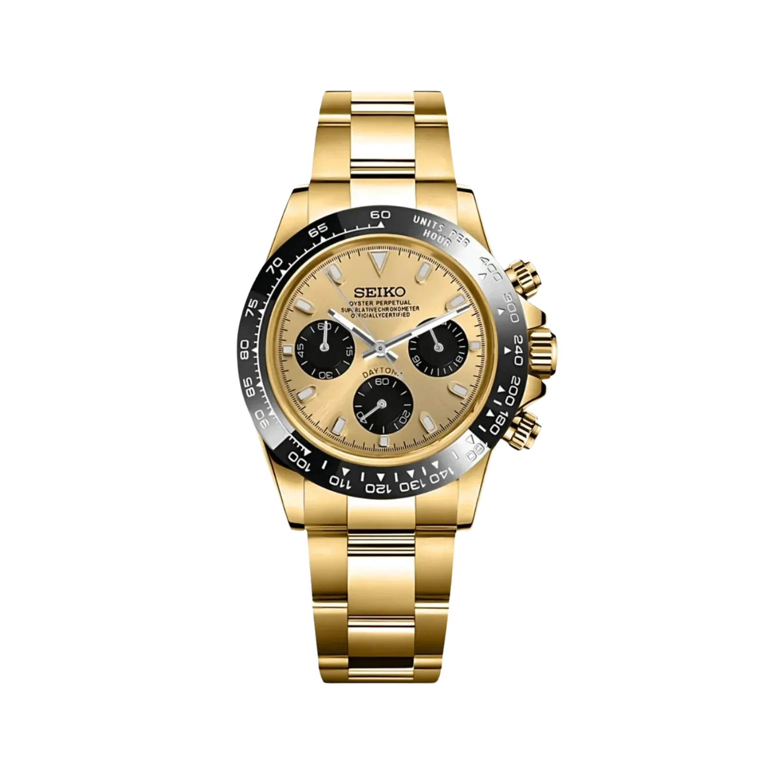 Seiko Mod Daytona Gold