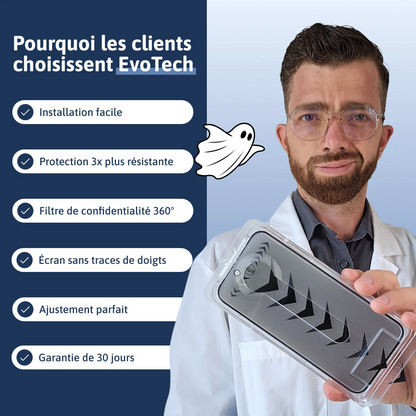 Protection d'écran 3 en 1 - iPhone